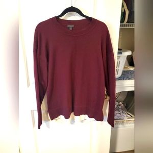 Loft , Large, sweater with white blouse bottom, smoke free home, barely worn